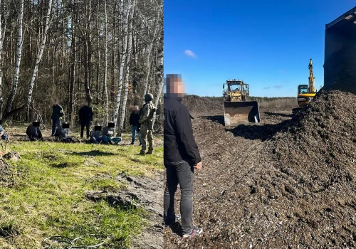 CBŚP rozbiło gang nygusów zakopujących śmieci, udawali, że robią rekultywację