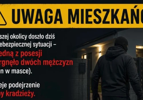 Czujność mieszkańców najważniejsza