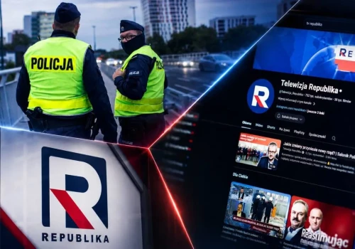 Policja u kolejnego dziennikarza TV Republika. 