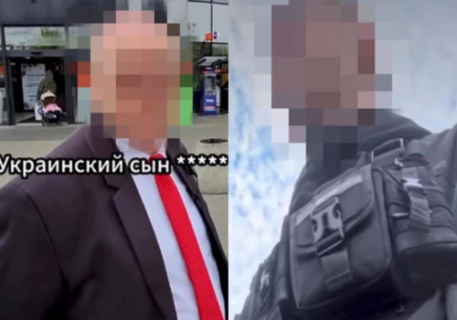 Agresywny ochroniarz w Forcie Wola zaatakował słownie Ukraińców. Padł stek wyzwisk. 