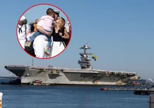 USS Gerald R. Ford wrócił do USA. Po 11 miesiącach misji