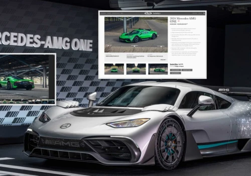 Mercedes-AMG One z przebiegiem 185 km trafił na aukcję. Właściciel wydał krocie na serwis