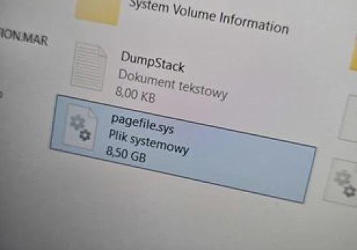 PAGEFILE.SYS - do czego służy i czy można go wyłączyć?