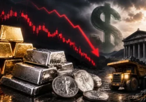 Złoto i srebro pod presją! Mocny dolar i obligacje uderzyły w górników