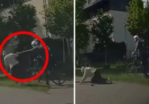 Skandaliczne zachowanie rowerzysty. Przewrócił 80-latkę na betonowy chodnik