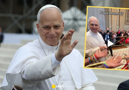 Nagranie z papieżem podbija internet. Leon XIV wykonał viralowy gest 