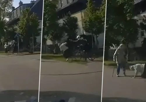 Szokujący atak we Wrocławiu! Rowerzysta powalił seniorkę