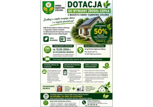 Gmina Dąbrowa Zielona uruchomiła dotacje na wymianę pieców. Można otrzymać do 2 tys. zł