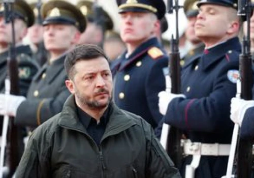 Zełenski na polskim cmentarzu. 