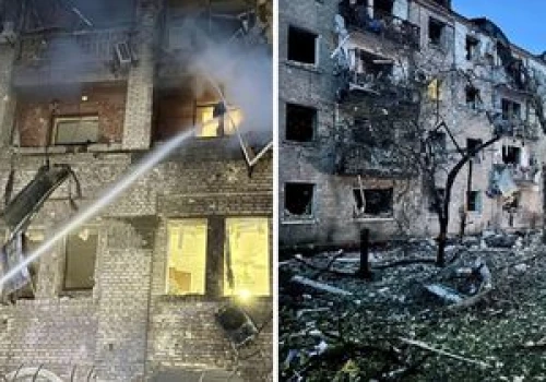 Zmasowany atak na Ukrainę. Dziesiątki dronów