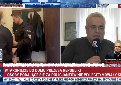 Policja w domu Sakiewicza. SDP i CMWP żądają zaprzestania represji