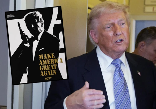 Donald Trump jako James Bond? Internauci nie mieli litości