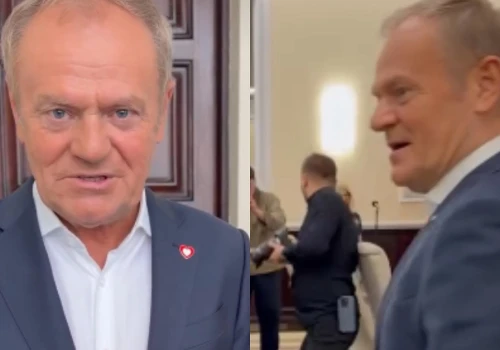Donald Tusk zaskoczył zachowaniem. Tak zareagował na uwagę o swoim wyglądzie