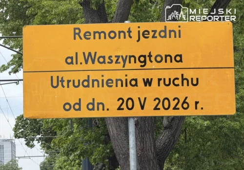 Frezowanie w Alei Waszyngtona. Utrudnienia od środy, 20 maja