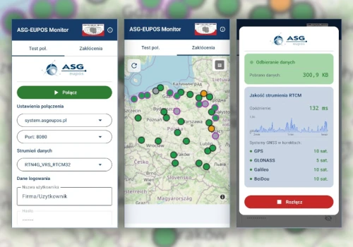 Nowa aplikacja ASG-EUPOS Monitor