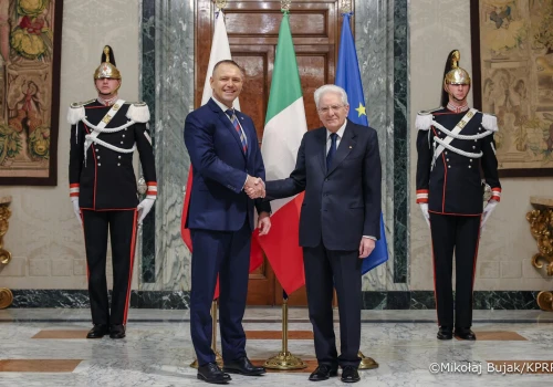 Rzym. Karol Nawrocki spotkał się z prezydentem Włoch Sergio Mattarellą