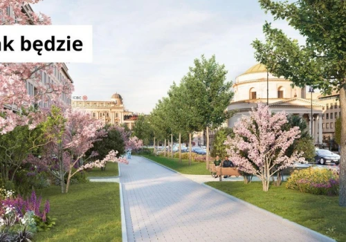 Koniec z parkingiem na Placu Trzech Krzyży. Ruszyło zazielenianie. 