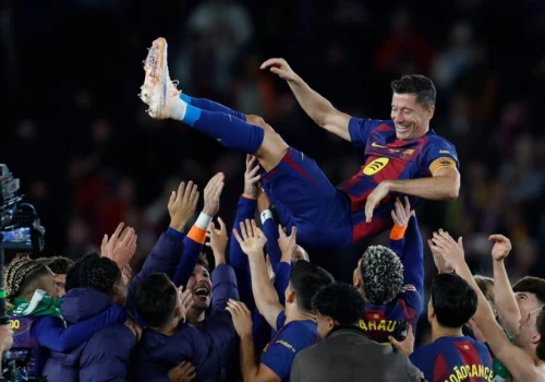 Lewandowski pożegnał się z Camp Nou