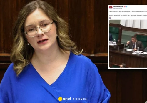 Posłanka pokazała nagranie z Sejmu. Dziwne zachowanie posła. 