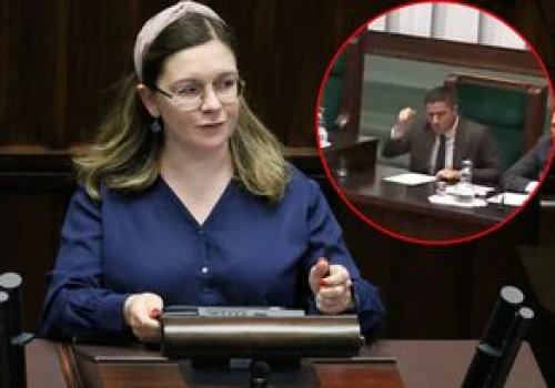 Incydent w Sejmie. Polityk KO przedrzeźniał posłankę