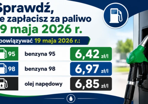 Sprawdź, ile zapłacisz za paliwo 19 maja 2026 r.!