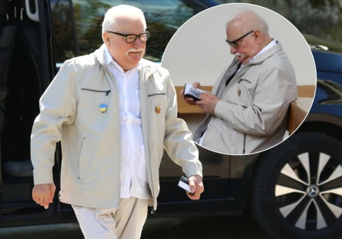 Lech Wałęsa jak włoski amant. Były prezydent zadał szyku w kościele