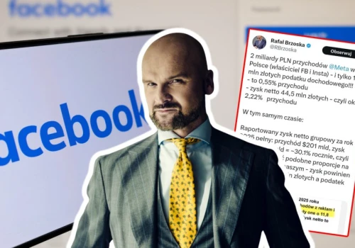 Brzoska uderza w Metę i jej podatki w Polsce. Za to można kupić jedynie waciki