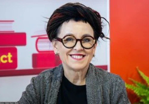 Olga Tokarczuk odpowiada na krytykę ws. AI. 