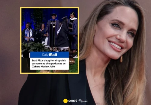 Córka Angeliny Jolie odcina się od Brada Pitta. Tak wywołali ją po odbiór dyplomu