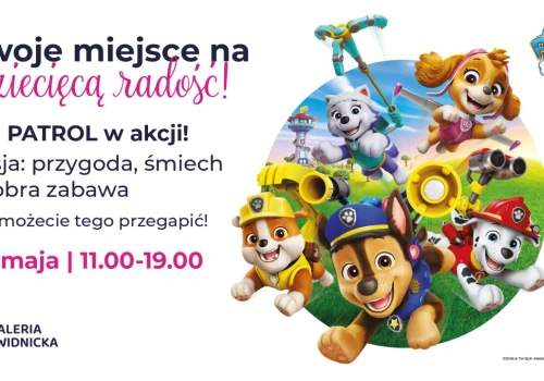 Psi Patrol przejmuje Galerię Świdnicką: rodzinna sobota pełna zabawy i misji specjalnych
