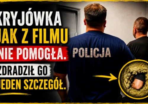 Kryjówka jak z filmu nie pomogła. Zdradził go jeden szczegół!