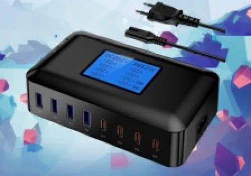 Stacja ładująca RENGOGA 200W 4x USB-C, 4x USB-A za 77,16 zł w Amazon PL
