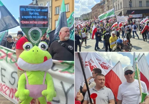 Nawozy po 2 000 zł/t, a pszenica po 700 zł/t. Protest rolników w Warszawie