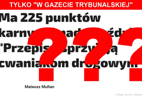 Uproszczenia i możliwe manipulacje w artykule „Faktu” o punktach karnych Łukasza Mejzy