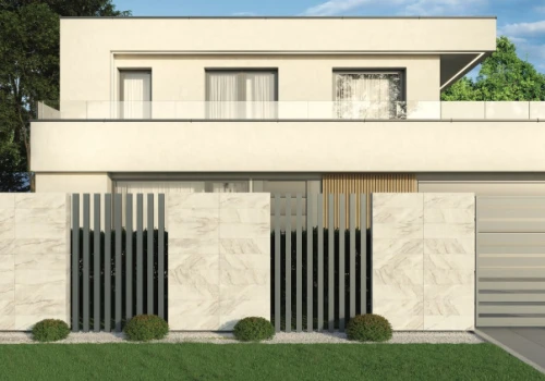 Modne ogrodzenie domu 2026 - nie materiał, lecz rytm decyduje o efekcie