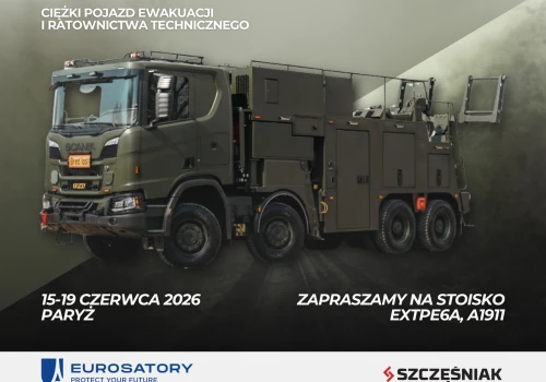 Szczęśniak Pojazdy Specjalne na targach Eurosatory 2026 w Paryżu