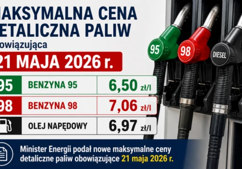 Sprawdź, ile zapłacisz za paliwo 21 maja 2026 r.! Będzie taniej?