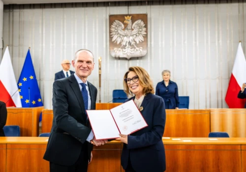 Andrzej Poczobut odebrał akt powołania do Polonijnej Rady Konsultacyjnej przy Marszałku Senatu RP