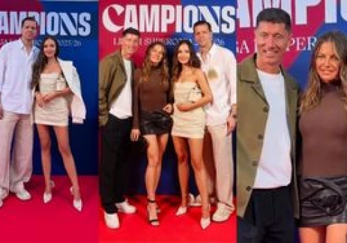 Lewandowscy i Szczęśni na imprezie FC Barcelona konkurują o tytuł 