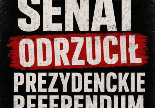 Senat odrzucił prezydenckie referendum