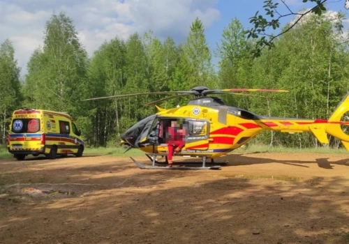 Tarnowskie Góry: Wypadek 13-latka na rowerze w dawnej kopalni dolomitu. Śmigłowiec LPR w akcji