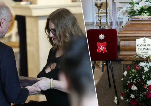 Bliscy żegnają Stanisławę Celińską. 