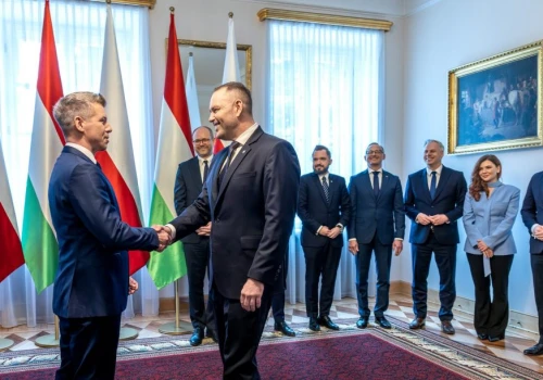 Peter Magyar spotkał się z Karolem Nawrockim