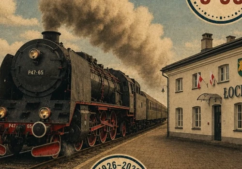 Zabytkowy pociąg z parową lokomotywą przyjedzie do Łochowa