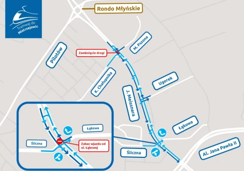 Ul. Meissnera w Krakowie ze zmianami. Od piątku ruszy nowa organizacja ruchu
