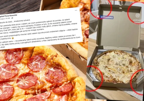 Klientka chciała oszukać pizzerię, ale kiepsko przerobiła zdjęcie w AI i teraz sama może mieć kłopoty