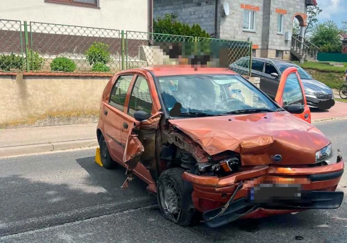 Uderzył w płot w Dolanach