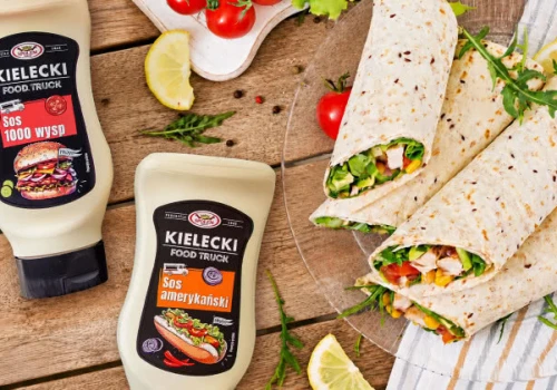 Piknikowe wrapy z warzywami i kurczakiem