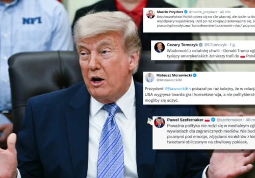 Trump wstrząsnął emocjami polityków. Lawina komentarzy