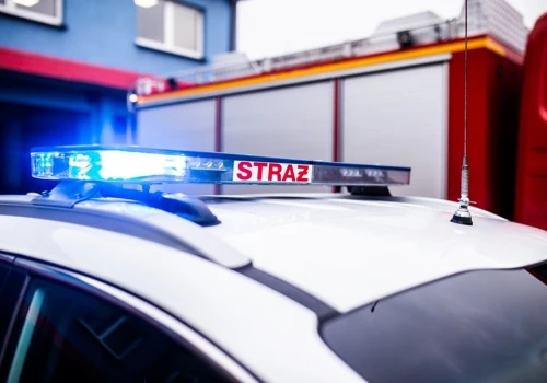 Plama farby na ul. Rudzkiej w Raciborzu. Policja ustaliła sprawcę zdarzenia